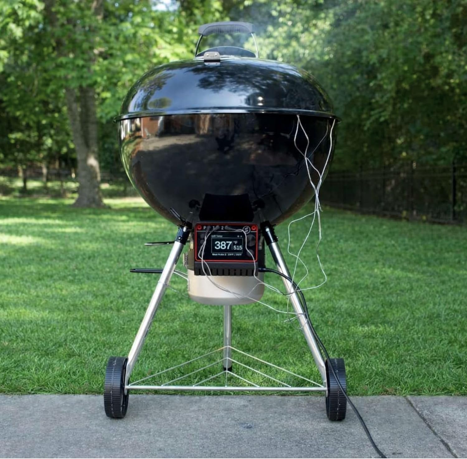 Spider Grills Venom Fan-Powered Temperature Controller with Wi-Fi and App Control for Weber Kettle Grills