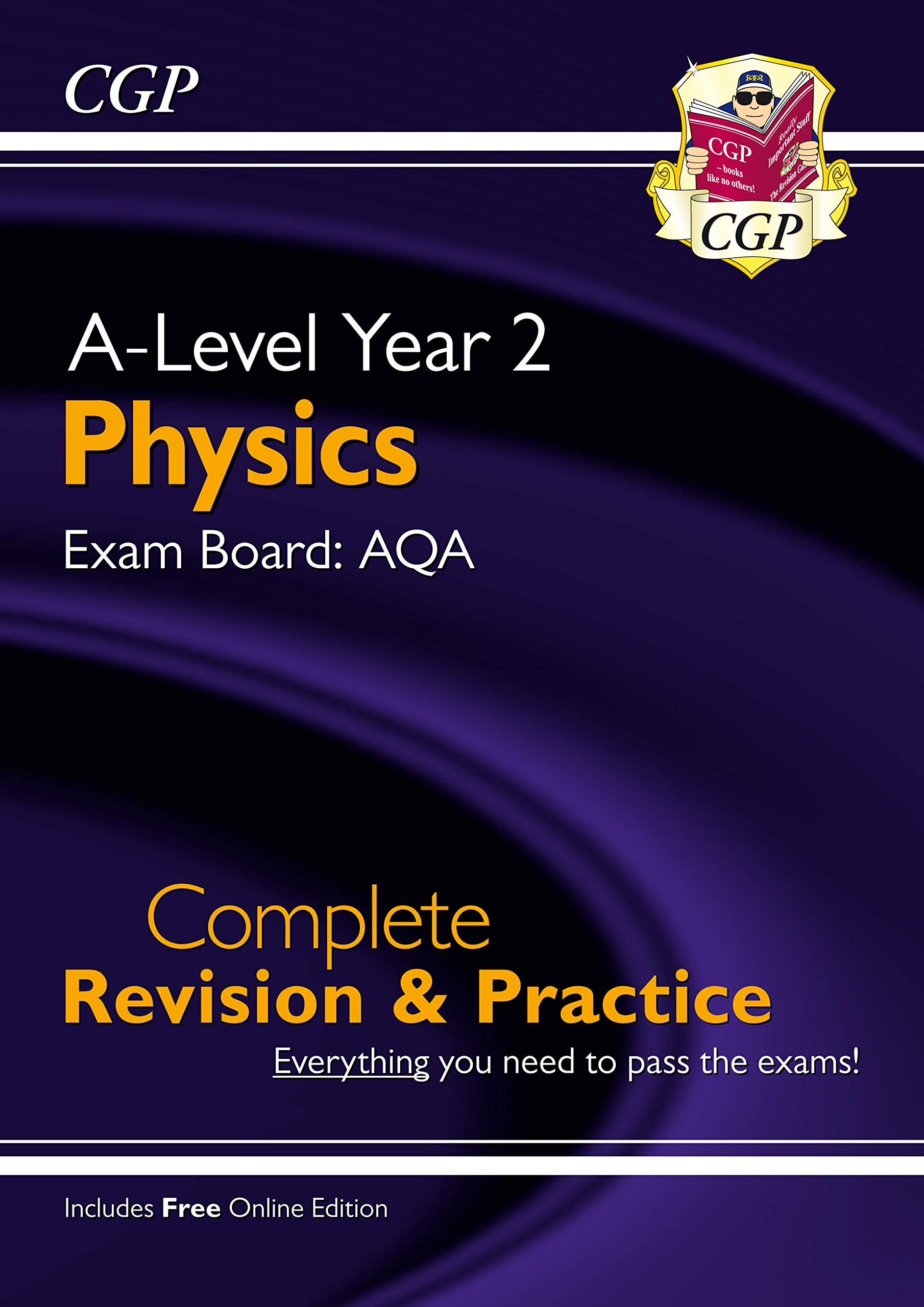 ALevel Physics AQA Year 2 Complete Revision  Practice with Online  by CGP Books