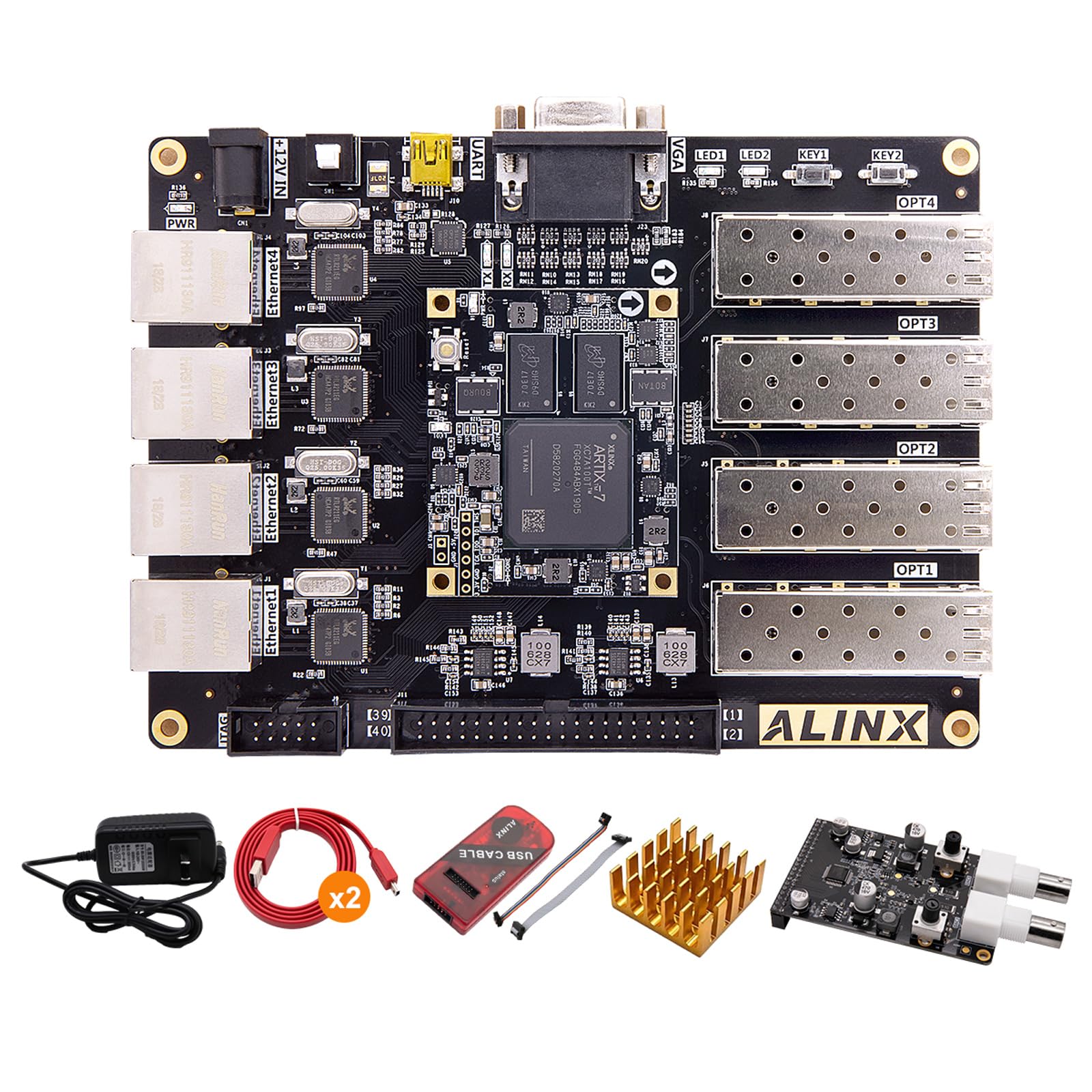 Amazon.co.jp: ALINX AX7101 AX7201 FPGA Devボード&キット AMD Artix