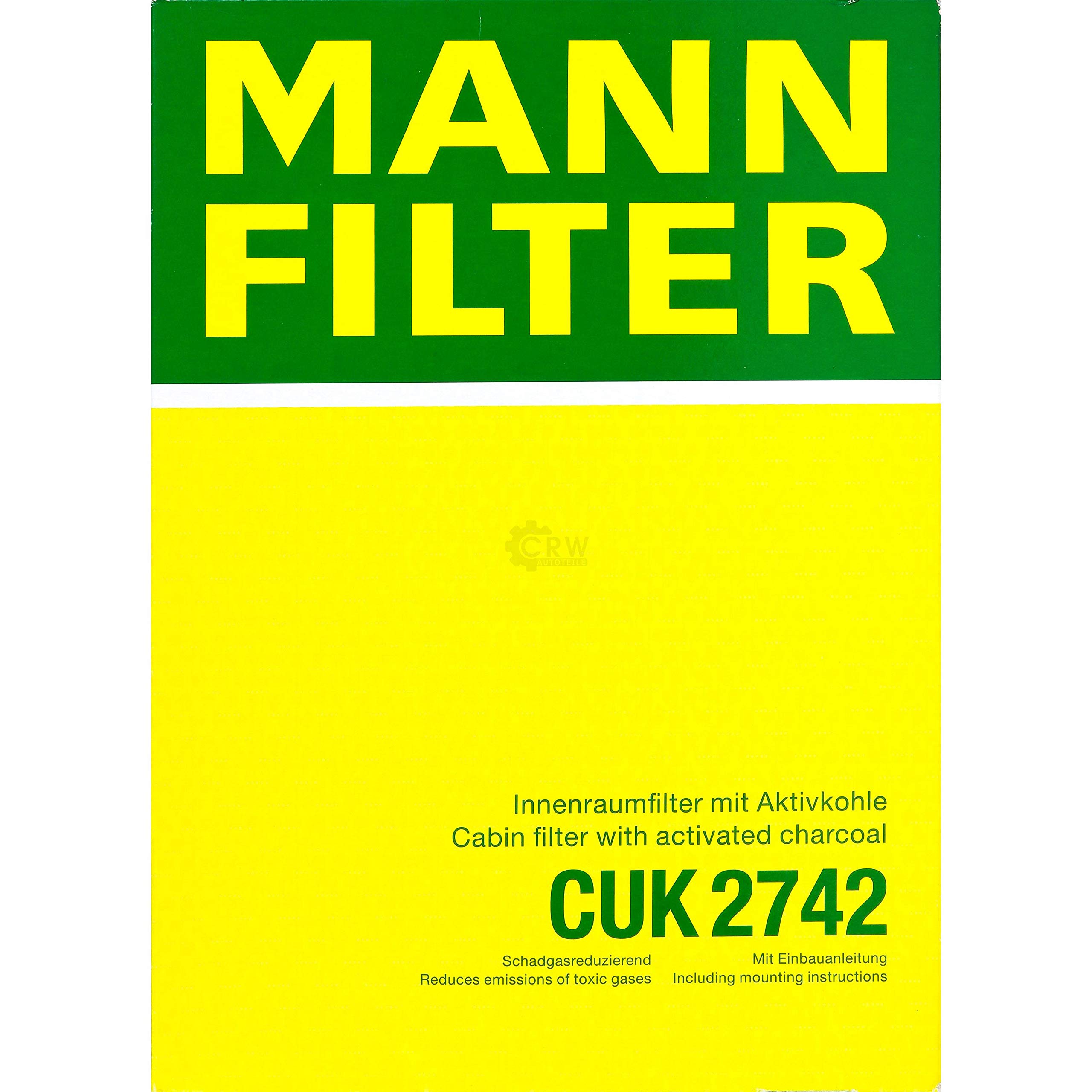 Paquete de inspección Kit de mantenimiento de filtros con filtro de aceite HU 711/51 x, filtro de aire C 32 108, filtro de combustible PU 1018 x, filtro de habitáculo CUK 2742, tornillo de