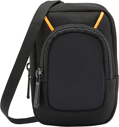 Tienda Basics Funda grande para cámara de apuntar y disparar, dimensión interior de 5.2 x 3.2 x 1 pulgadas, negro, sólido