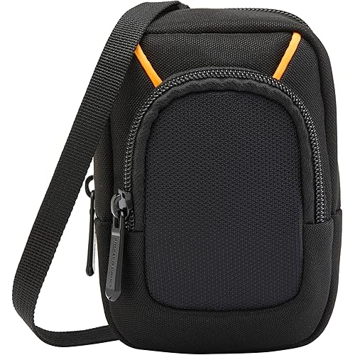Amazon Basics Large Point and Shoot Camera Case, Interior Dimension 5.2 x3.2 x1 Inches, Black, Solid