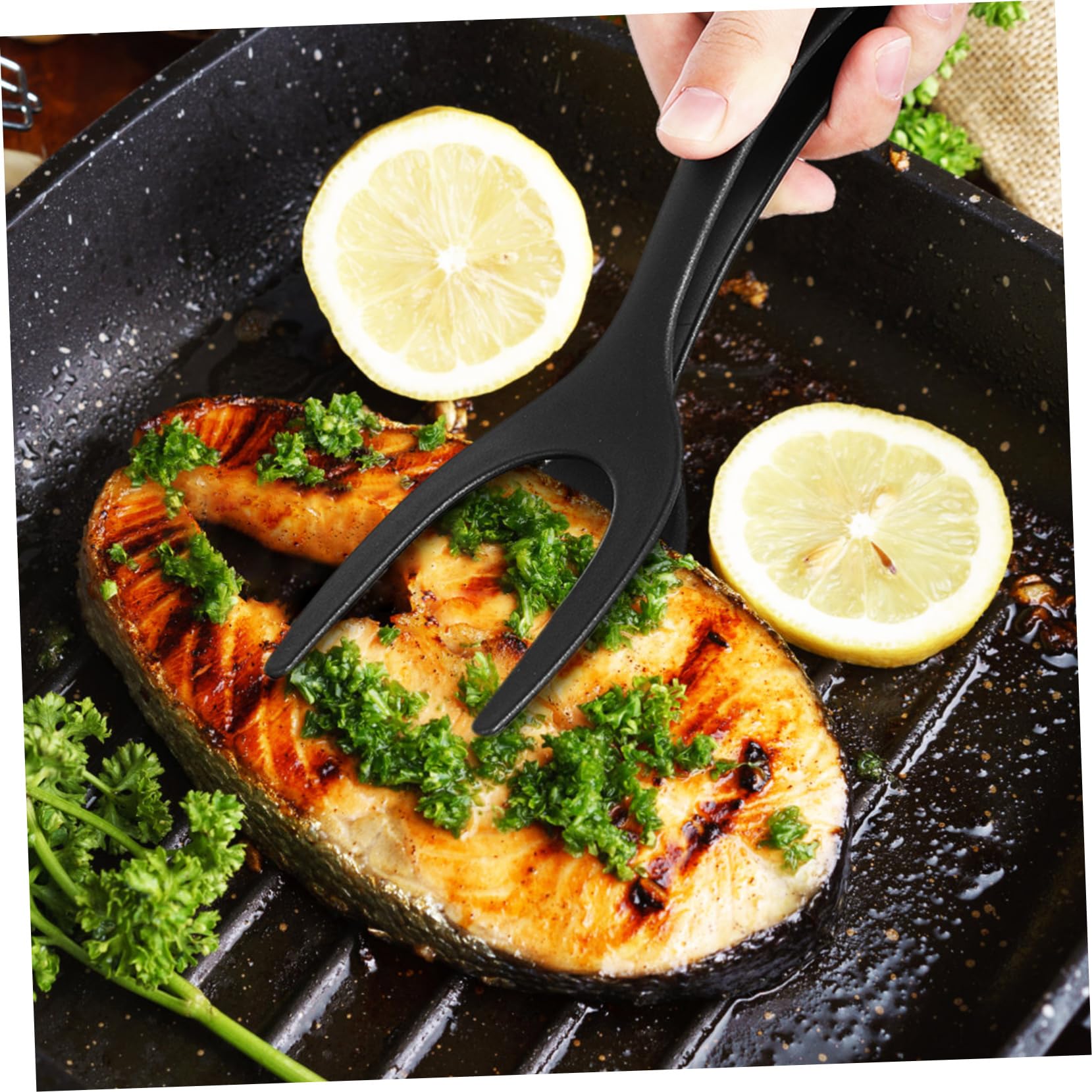 TOPBATHY 2 Sätze Eierspatel Aus Silikon Der Koch Chefkoch Fischwender Die Köchin Geröstete Grillen Pfannkuchen Kochspatel Pfannenwender Küchenzange Steakklemme Toast Spachtel Pp 3 Stück * 2