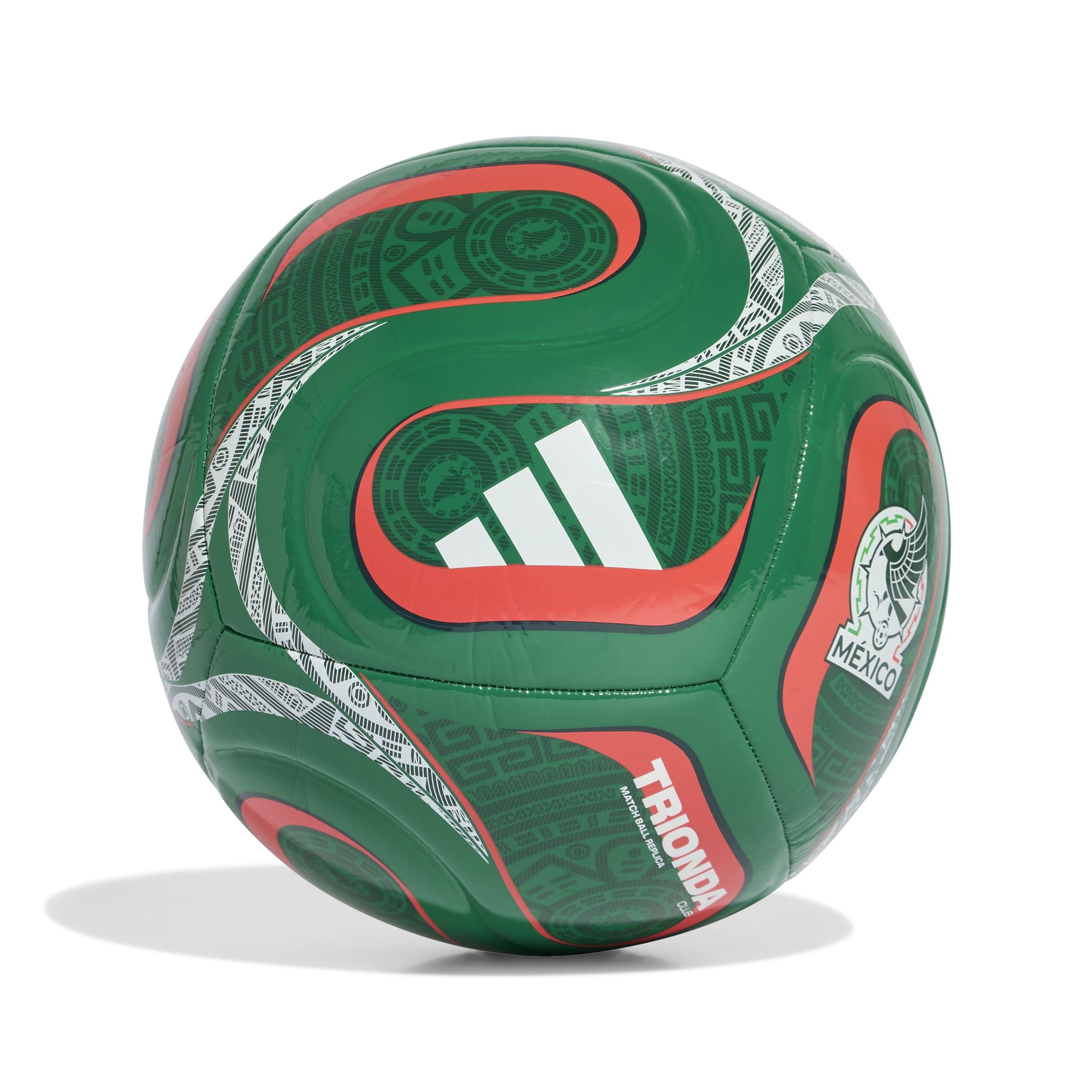 adidas Unisex-Adult FIFA World Cup 26 FMF Mexico Club Home Soccer Ball, Bold Green/Team Dark Green/Aurora Ivy, 5 - 1