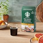 Starbucks True North Ground Coffee, Light Roast Coffee, 100% Ground Arabica Beans - 340g Bags (Pack of 6, 2040g)