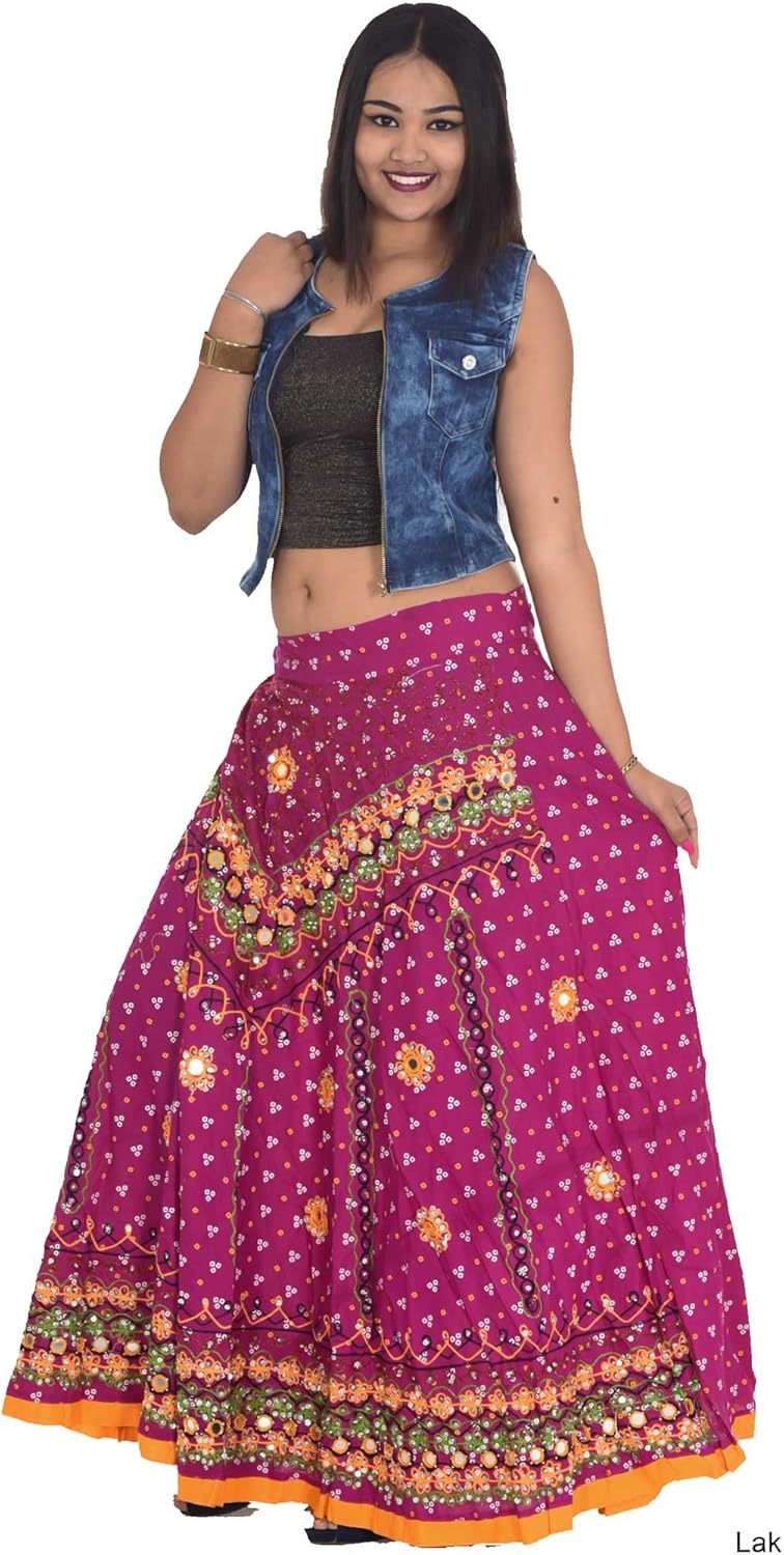 Mirror work skirt online Clearance