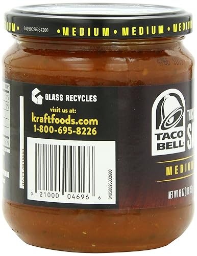 Miniatura 4 de Taco campana mediana gruesa gruesa salsa gruesa, 1.43oz