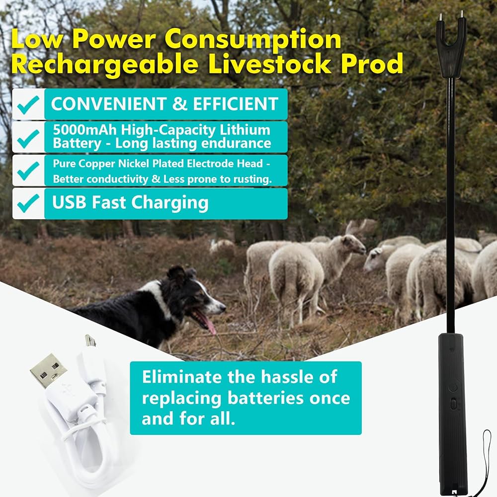 Amazon.com: New Upgraded Livestock Prod, Cattle Prod Stick
