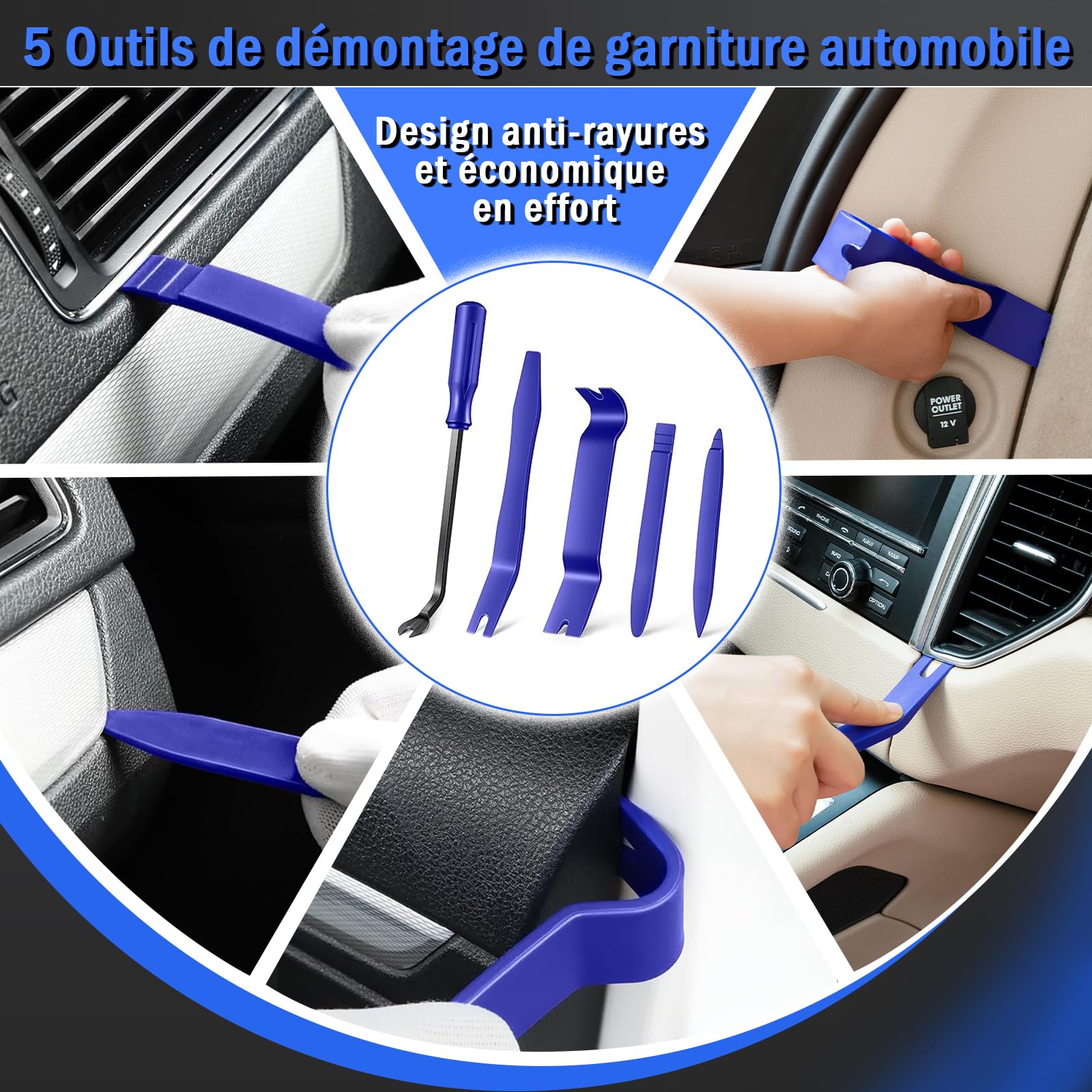 PDR TOOLS - Kit de eliminación de abolladuras sin pintura para coche - Herramientas de eliminación de abolladuras Carrocería con martillo extractor, ventosas y accesorios, kit de reparación de