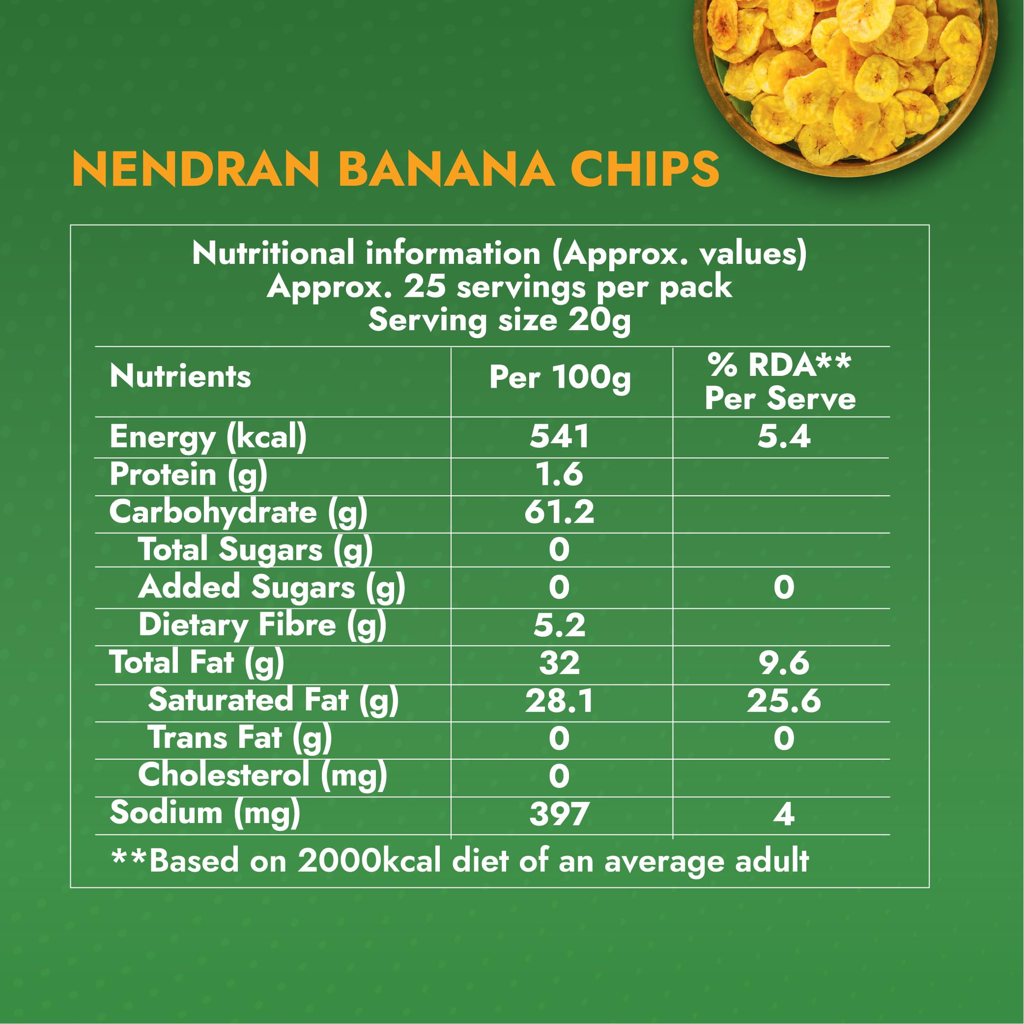 Sweet Karam Coffee Nendran Banana Chips β 500 grams | Made with 100% Coconut Oil | No Preservatives | Kerala Special Crispy, Thin Sliced Yellow Plantain Wafers | Healthy Tea Time Snack 2