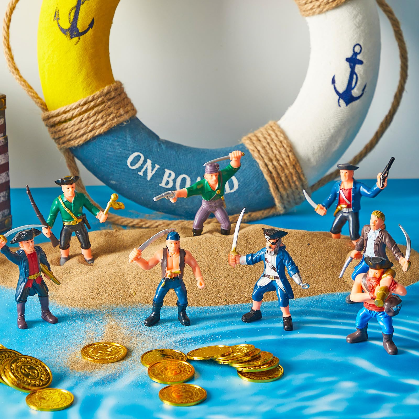 Amazon.co.jp: Rotatingpals 24ピース 海賊アクションフィギュア