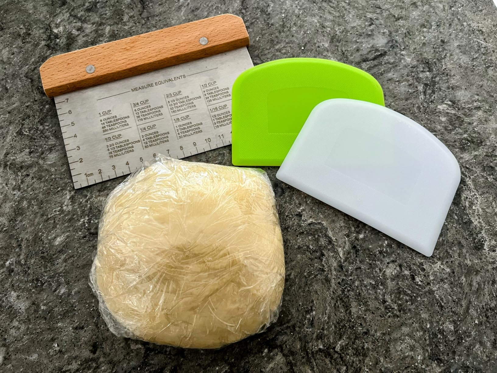 Dough Scraper & Bench Scraper Kitchen – Stainless Steel Sourdough Tools ...