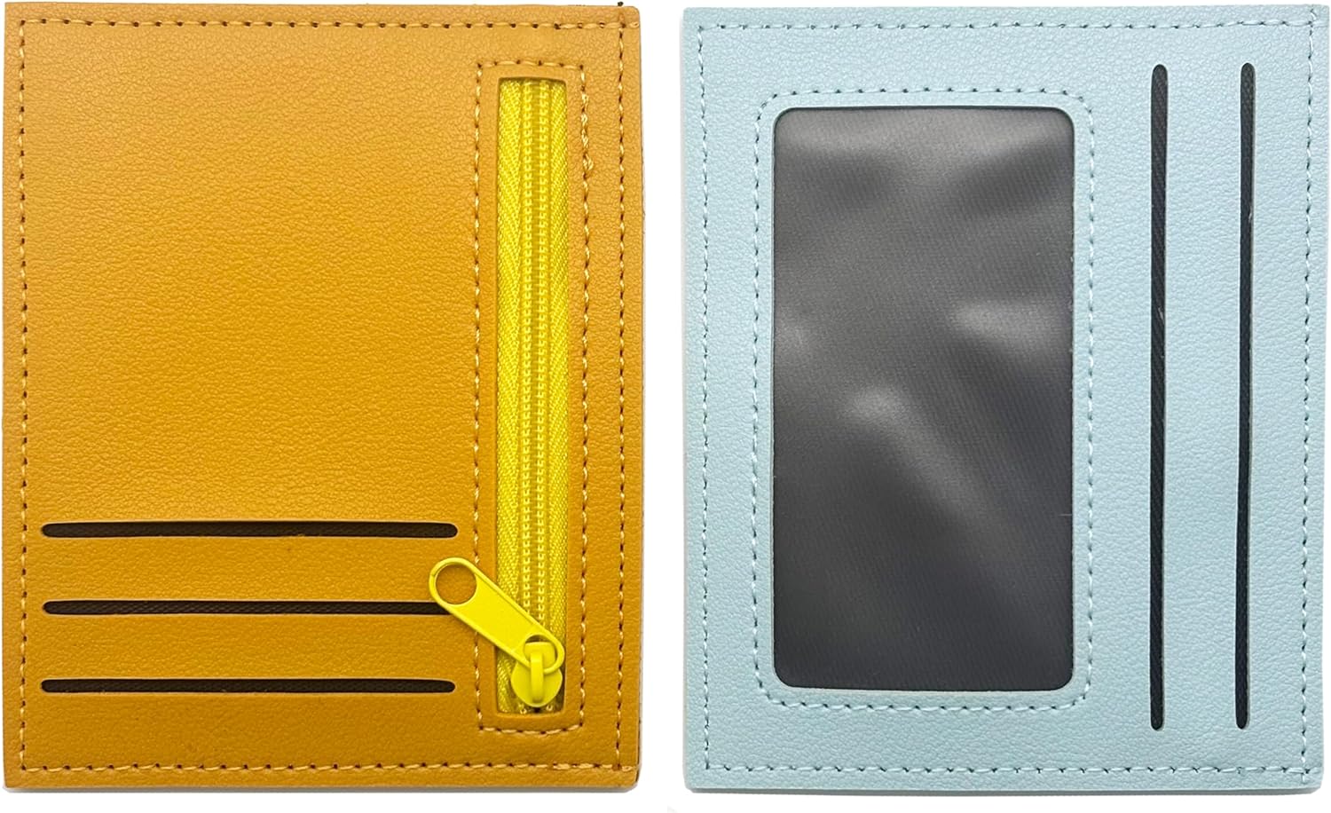 Slim Minimalist Card Holders Set of 2, Credit Card Holder, Slim Wallets for Front Pocket-Slim, Stylish for Men and Women