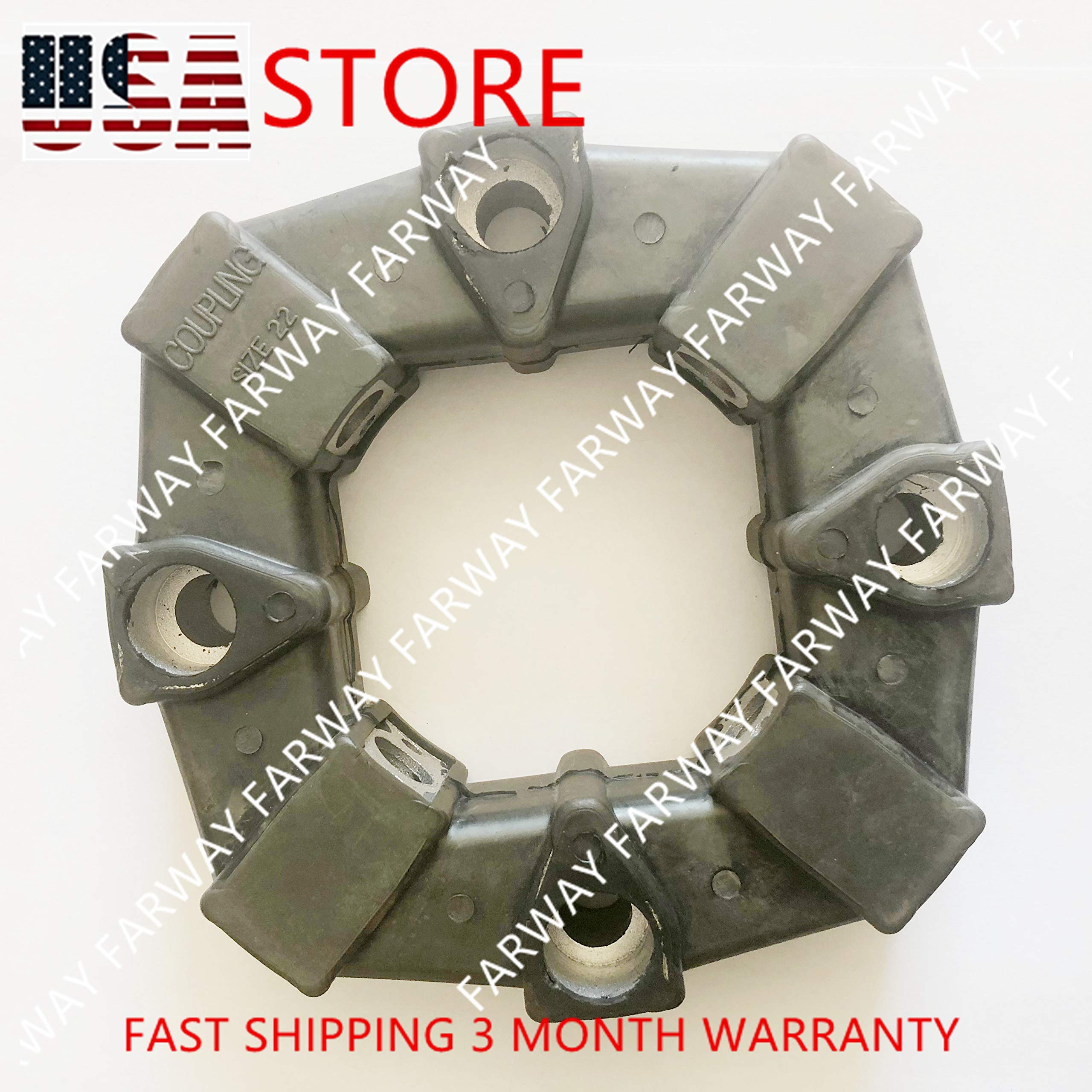 22AS Flexible Rubber Coupling FITS for Kobelco SK55 Excavator