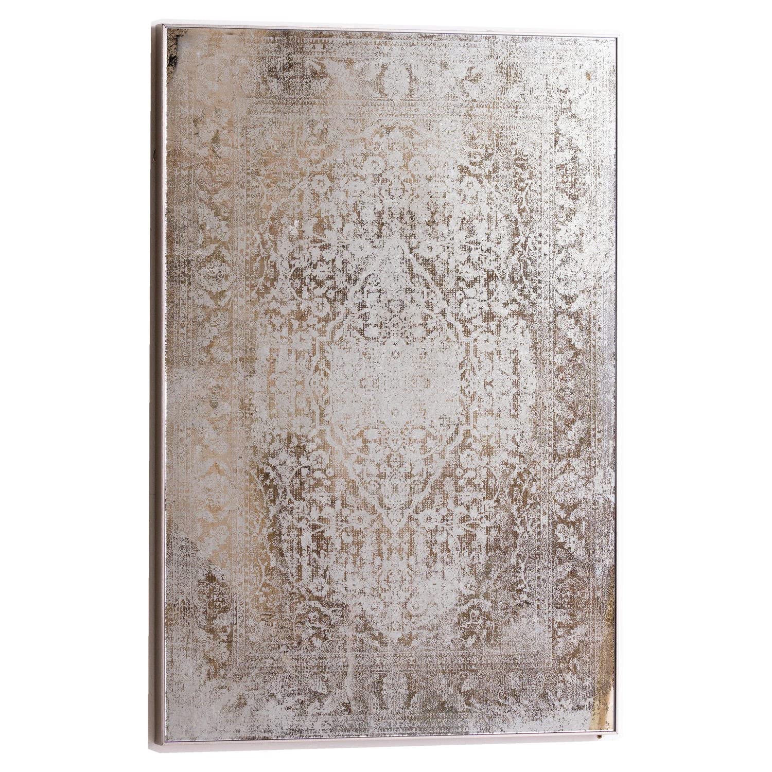 Love Lace - Antique Etched Wall Art Mirror - Bronze