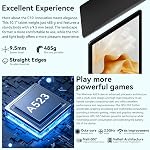 Gleeso Android 15 Tablet, 20GB RAM+64GB ROM+1TB Expand,10.1 Inch Octa-Core Processor, HD IPS Touchscreen,5MP+8MP Dual Camera, Widevine L1, Fast Charging, Face Unlock, 5G WiFi 6, Bluetooth 5.4