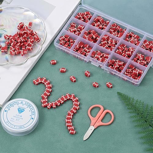 Miniatura 3 de 100 cuentas de arcilla polimérica deportiva, cuentas de bola de rugby, fabricación de joyas para aretes, pulseras, collares, llaveros, accesorios de