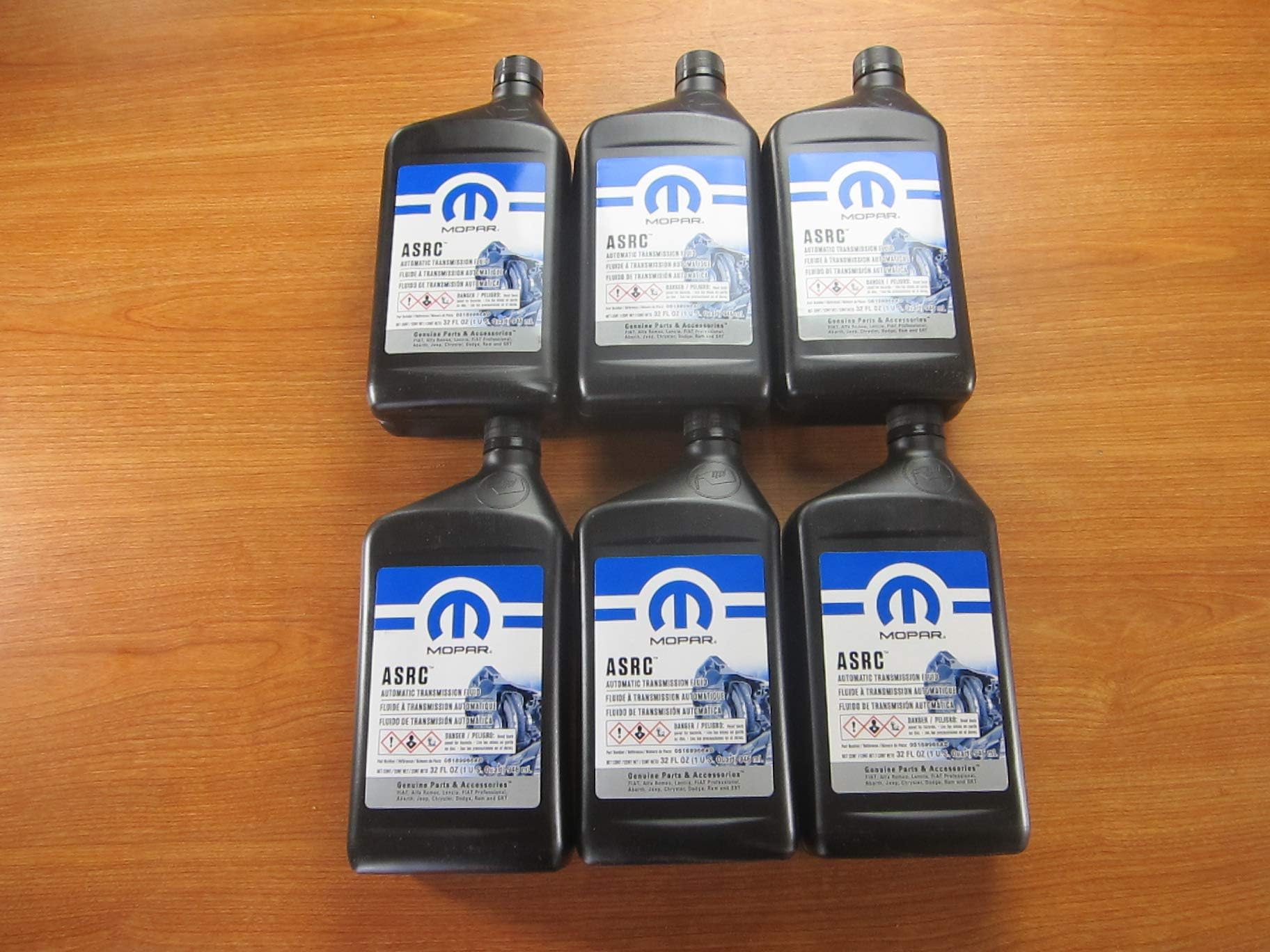 Mopar Six Quarts ASRC Automatic Transmission Fluid New OEM Automotive