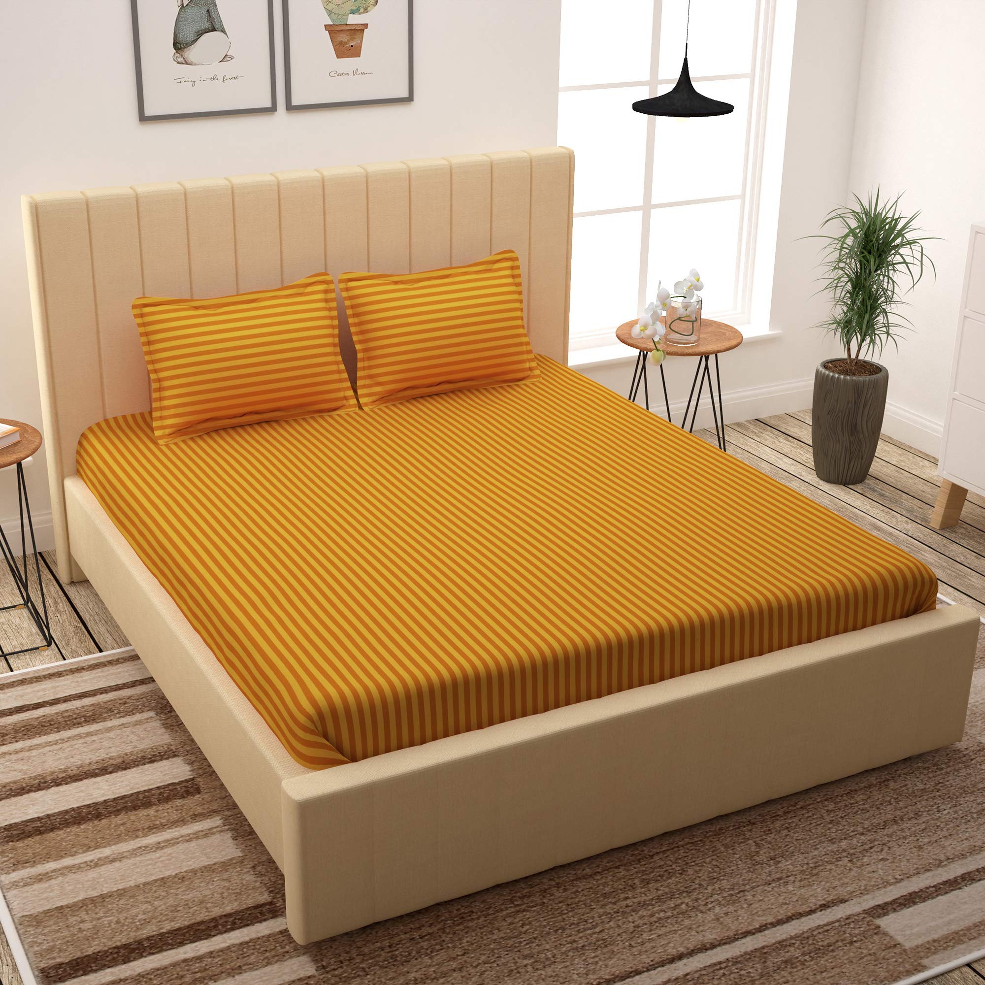 Story@Home King Size Cotton Bedsheet Set -10 Story@Home King Size Cotton Bedsheet Set -10