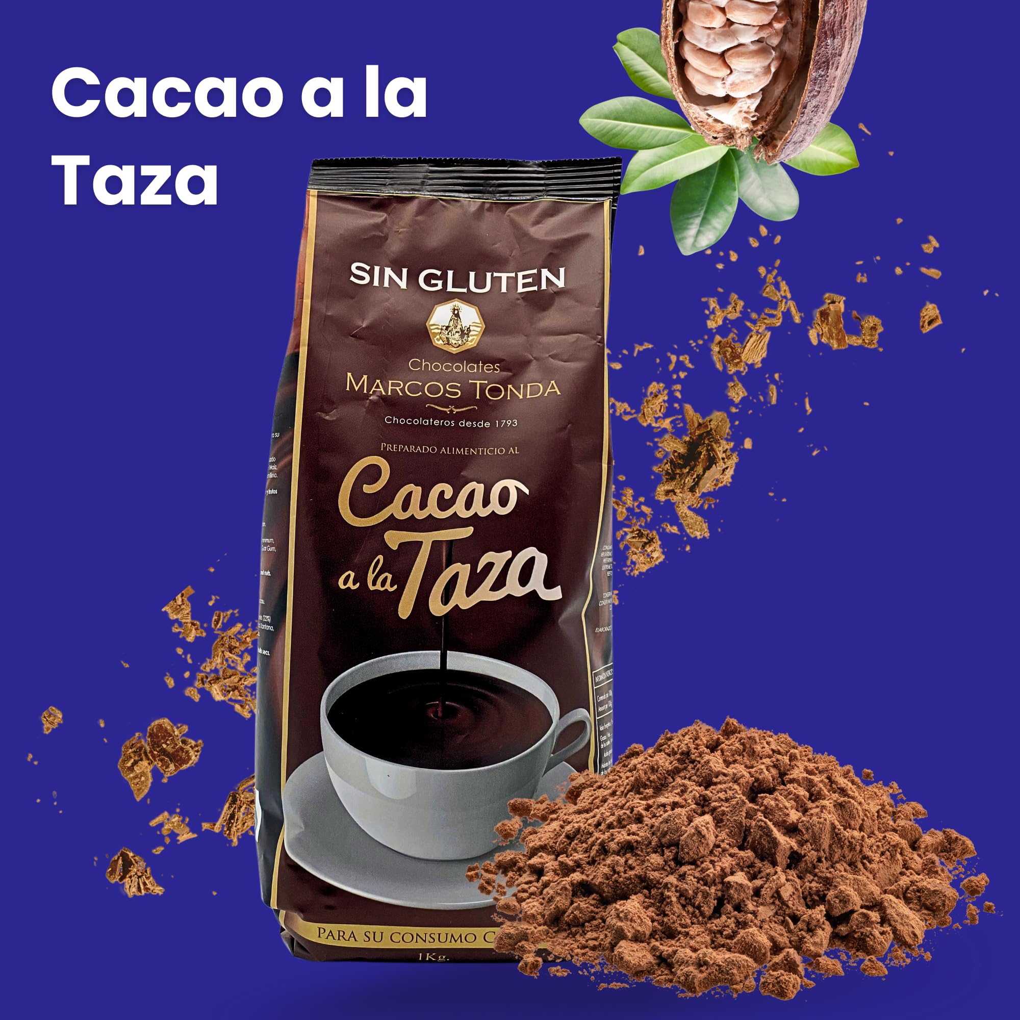 Chocolates Marcos Tonda Cacao Puro En Polvo 1kg Chocolate En Polvo Original