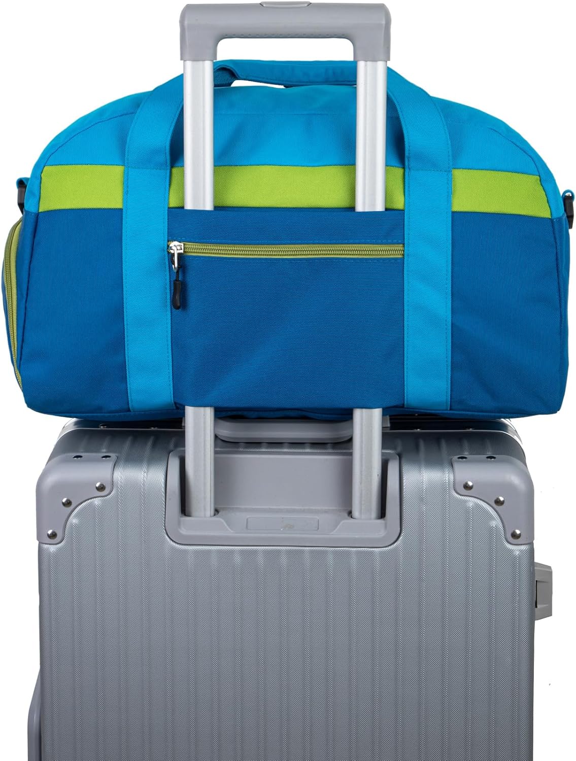 HawLander Kids Duffle Bag for Boys or Girls, Fit School Practice, or Overnight Travel (Blue) - Image 4