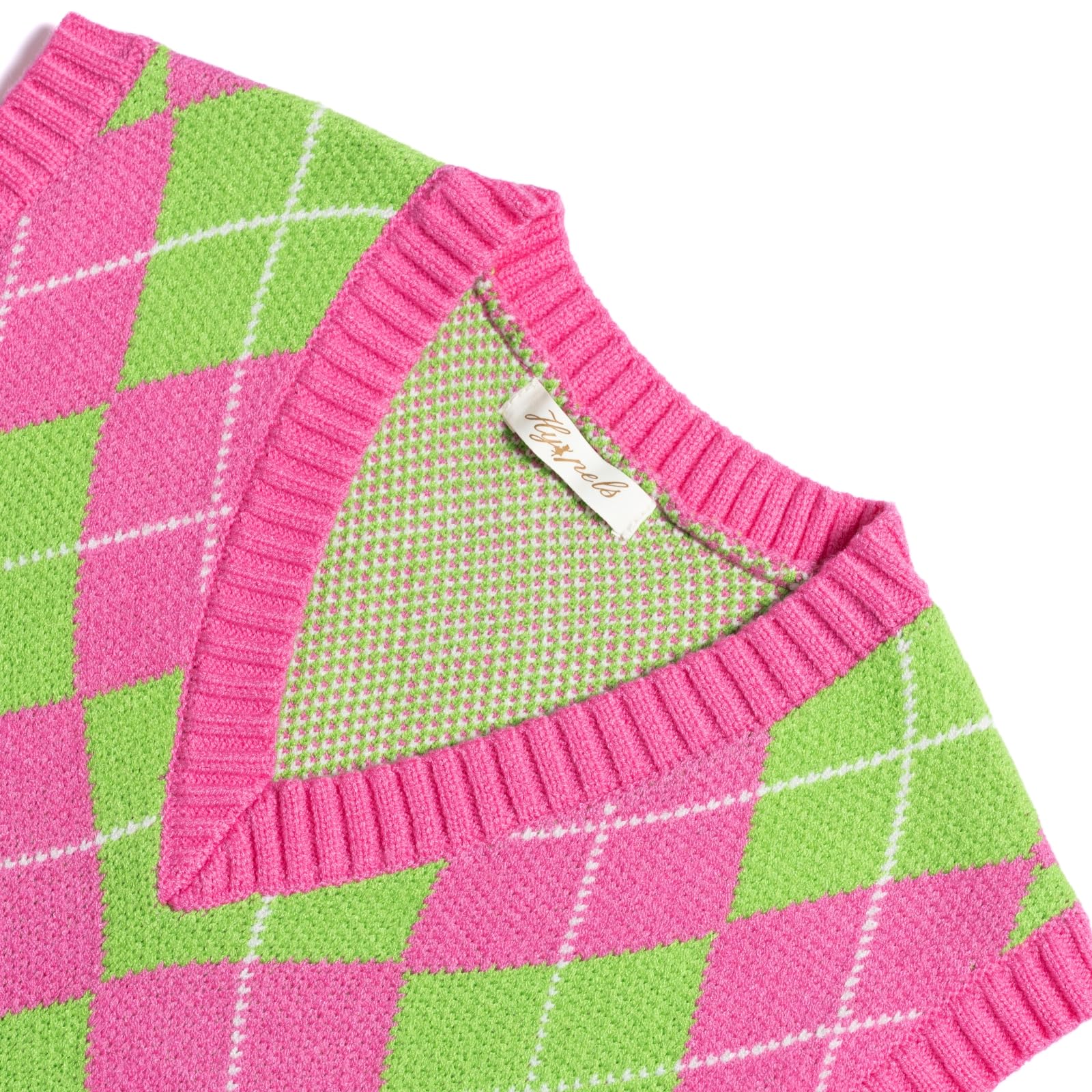 Y2K Pull sans manches pour femme Style Preppy Style Crop Débardeur pour fille