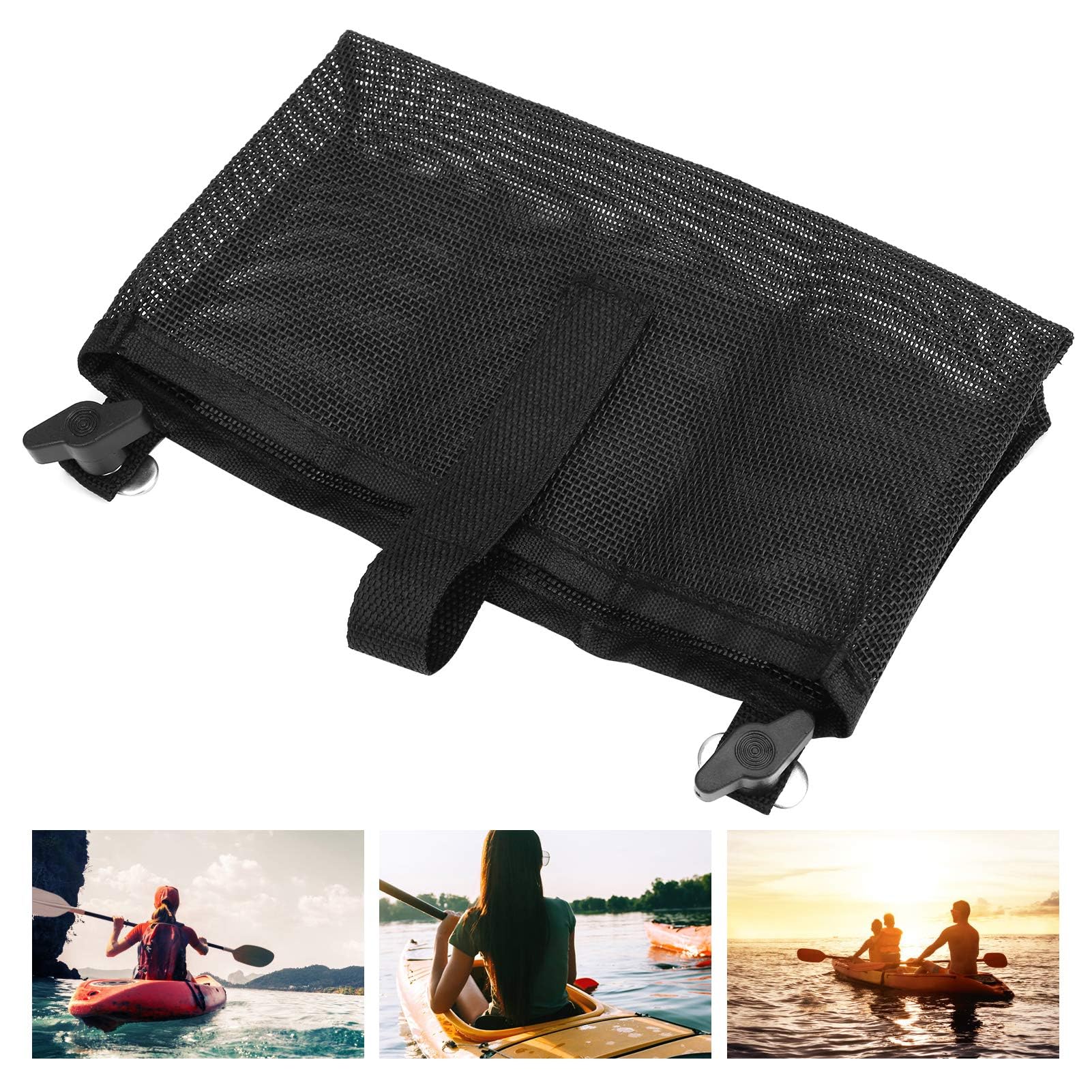 Alomejor Bolsa de Malla para Barco y Kayak - Organizador de Almacenamiento Impermeable en Nailon para Yate, Canoa, Accesorios Náuticos, Equipo Marino (Diseño Duradero, Fácil Transporte)