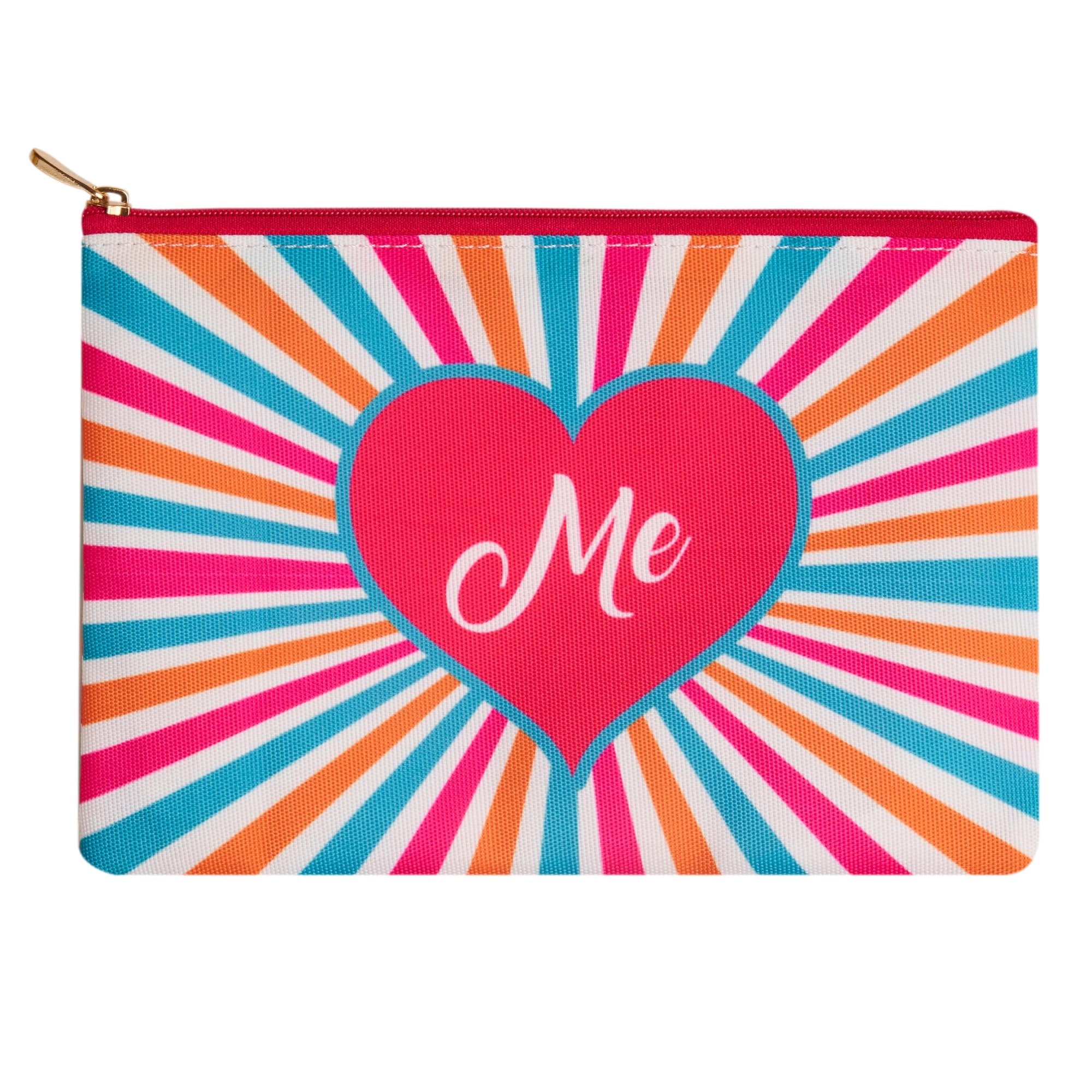 DOODLE Multifunctional Cosmetic Pouch|Pouch for Girls|Makeup Organizer|Toiletry Bag|Perfect for Daily Use, Vacation, Business Trip - (Love Me)-image-35