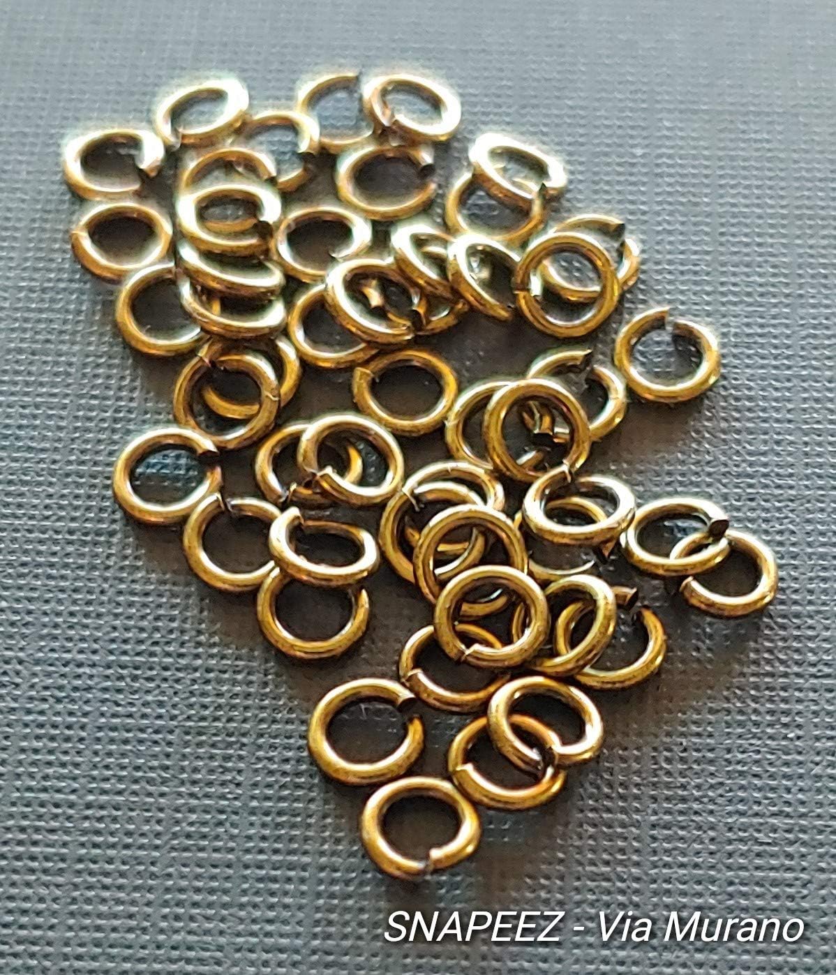 SNAPEEZ II ULTRAPLATE Brasseria Ring Hard Open Jump Ring