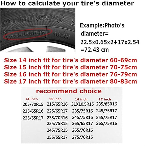 Miniatura 4 de Custom Spare Tire Cover Personalized Universal Wheel Cover Add Photo Text Logo Waterproof Tire Protector with Adjustable Buckle Strap for Trailer RV