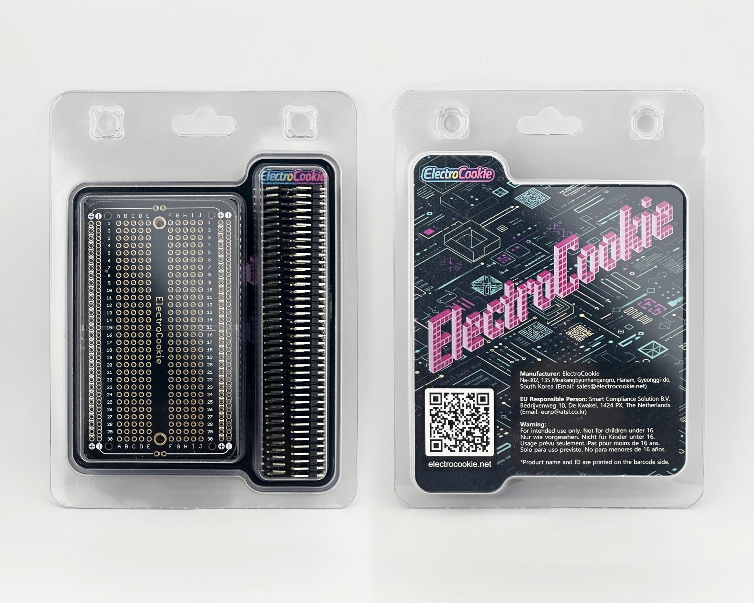 Pacchetto di Schede PCB Prototipo per Elettronica Fai-da-Te e Arduino – Protoboard Saldabili Placcato Oro (10 Schede + 10 Pin Maschio Header)