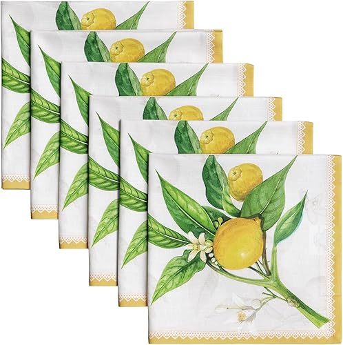 Miniatura 58 de Maison d' Hermine Juego de 4 servilletas de tela 100% algodón reutilizables para uso diario, servilletas cuadradas lavables para cenas, fiestas