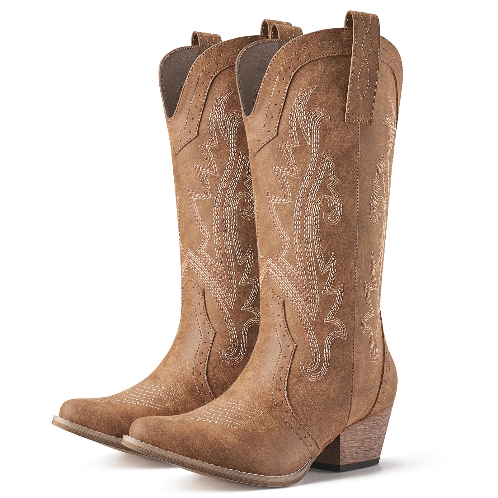 HISEA Rollda Cowboy Boots for Women