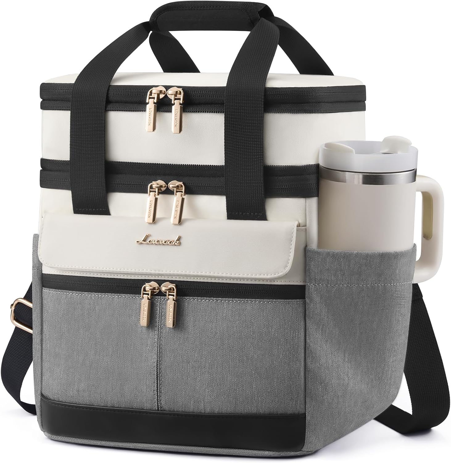 LOVEVOOK Insulated Lunch Box for Women,Large Adult Lunch Cooler Bag Men