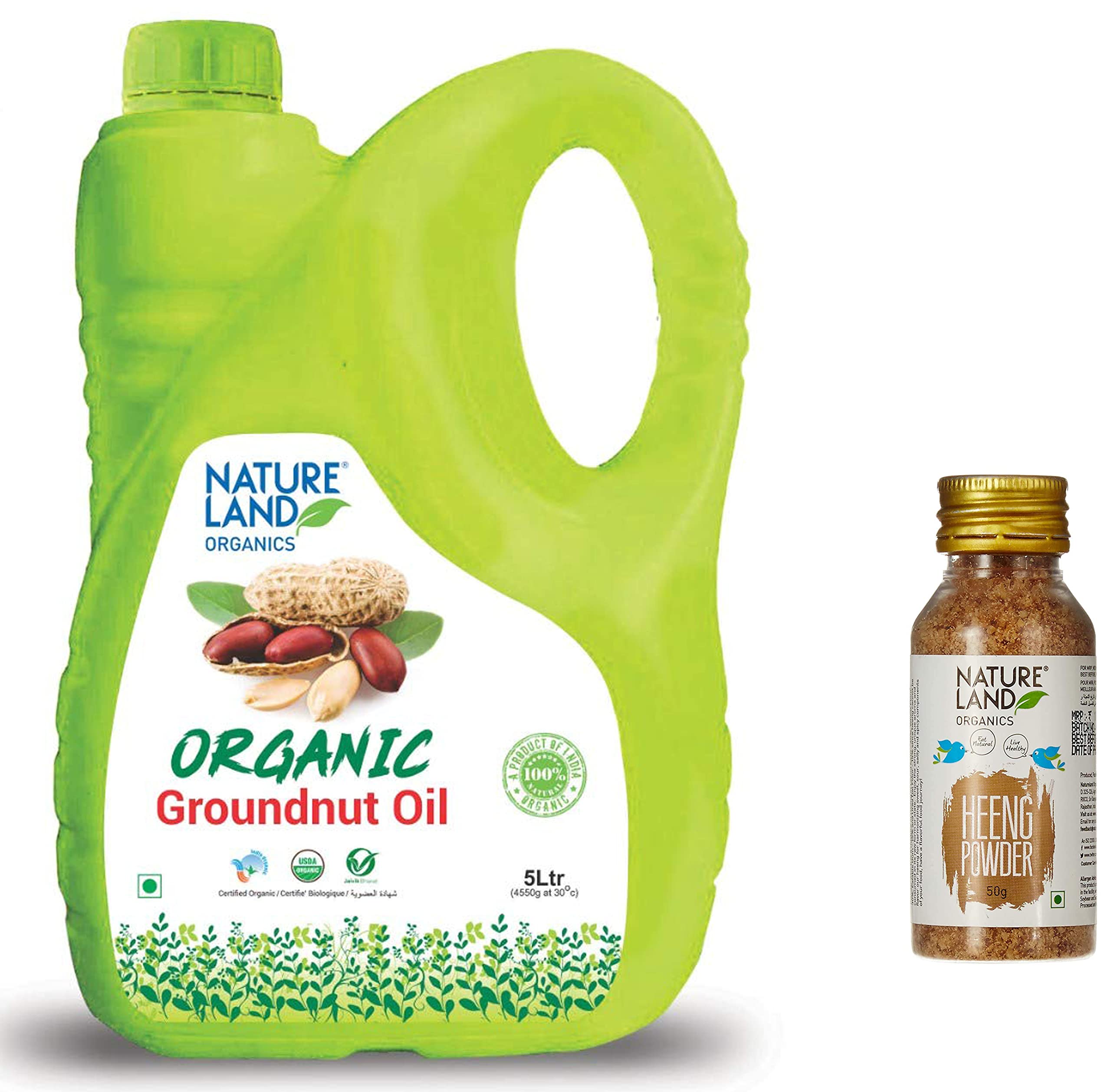 See full amazon price history chart for Natureland Organics Groundnut Oil Jar, 5 L & Natureland Organics Heeng Powder 50 Gm - Organic Heeng Natureland Organics Groundnut Oil Jar, 5 L & Natureland Organics Heeng Powder 50 Gm - Organic Heeng (B09VH5RCXG) Amazon Price History, Amazon Price Tracker