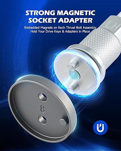 Miniatura 5 de Orion Motor Tech 24 piezas Herramienta de Calibrador de Freno, Herramienta de Compresión de Calibrador de Freno de Servicio Pesado, Herramienta