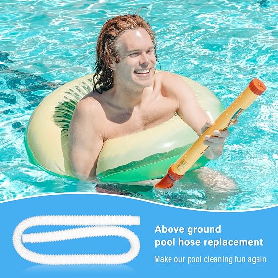 Swimming Pool Replacement Hose 1.25 for Above Ground Pool Pumps 59 Long