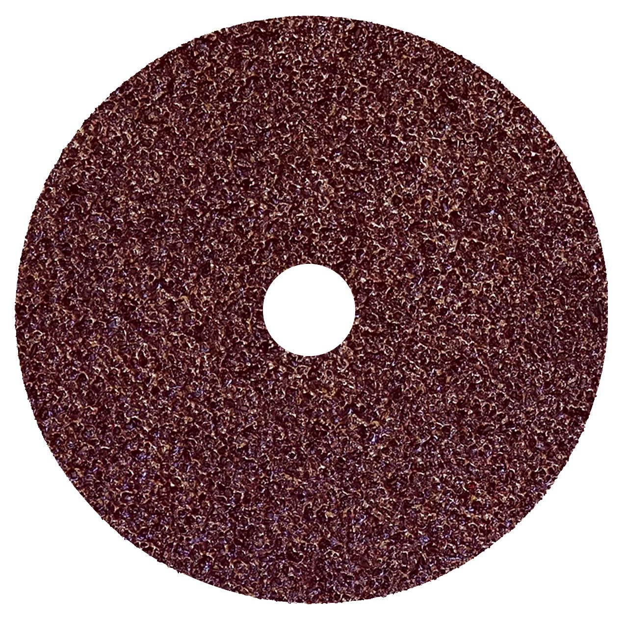 Weiler 59491 Wolverine Aluminum Oxide Resin Fiber Sanding & Grinding Disc, 4" Diameter, 24 Grit, 5/8" Arbor Hole (Pack of 25)
