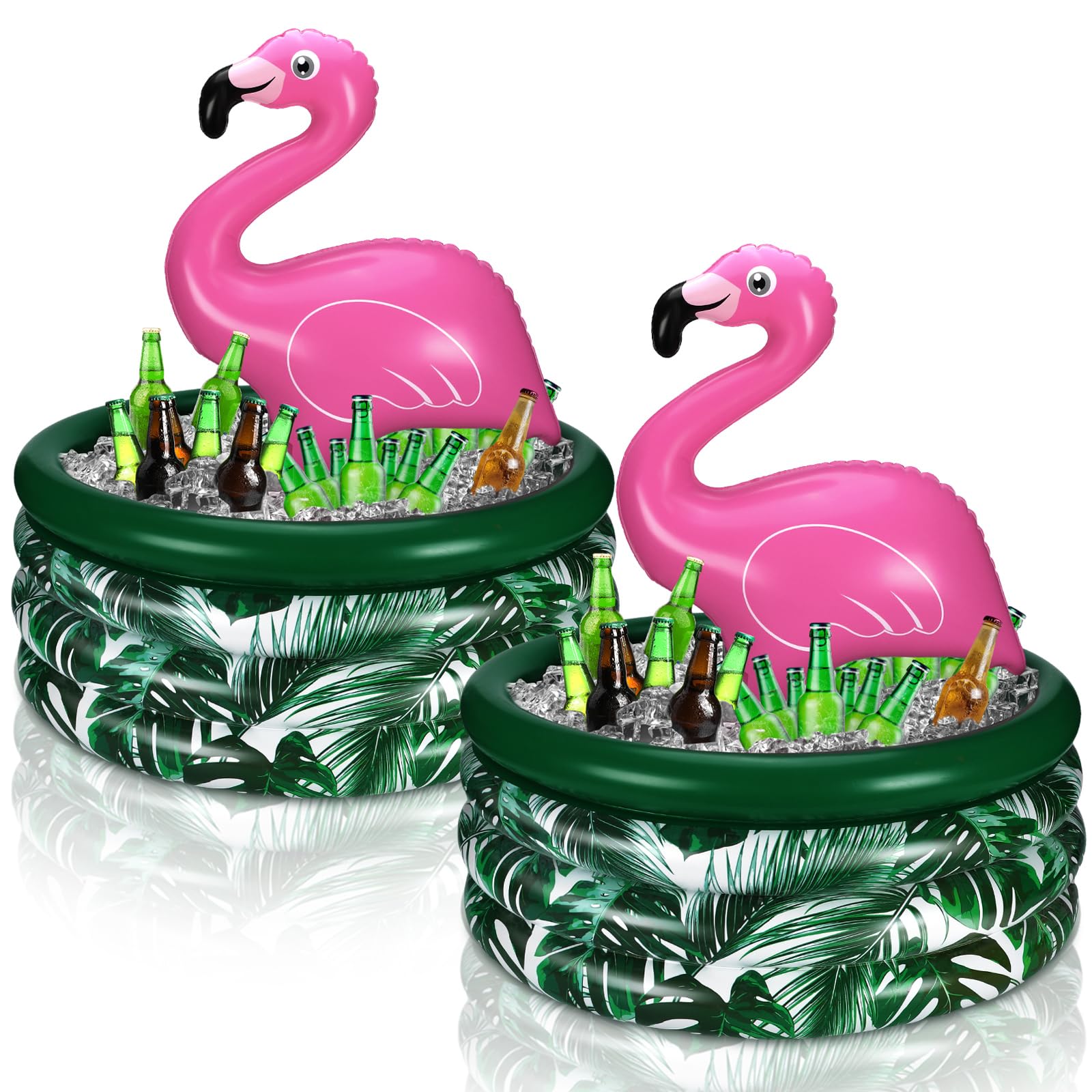 Aufblasbarer Enten-Kühler Für Getränke, 80x60cm - Wiederverwendbare Party-Eistruhe Für Pool, Strand & Gartenparty