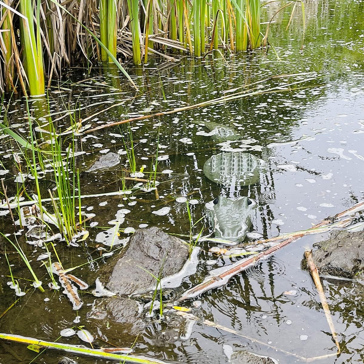 AUTUMN 3 Pieces Crocodile Alligator Garden Decor Mold, Concrete Cement Mold, Croc for Garden Figure, DIY Outdoor Decor, Crocodile Statue for Garden