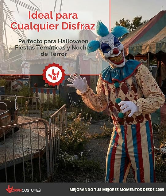 Foto 6 de 7 de Morph Disfraz Payaso Asesino Niño, Disfraz Payaso Halloween Niño, M