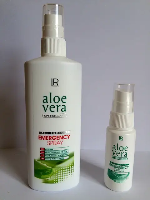 LR Aloe Vera Emergency Spray Set mit Nachfüllspray für unterwegs