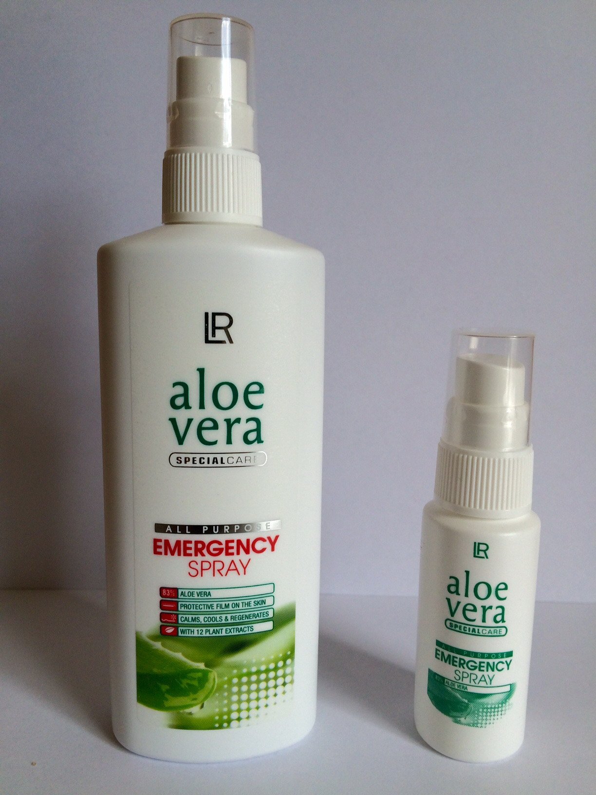 LR Aloe Vera Emergency Spray Set 1x150 ml + 1 Nachfllspray (unbefllt) fr  unterwegs : Amazon.de: Kosmetik