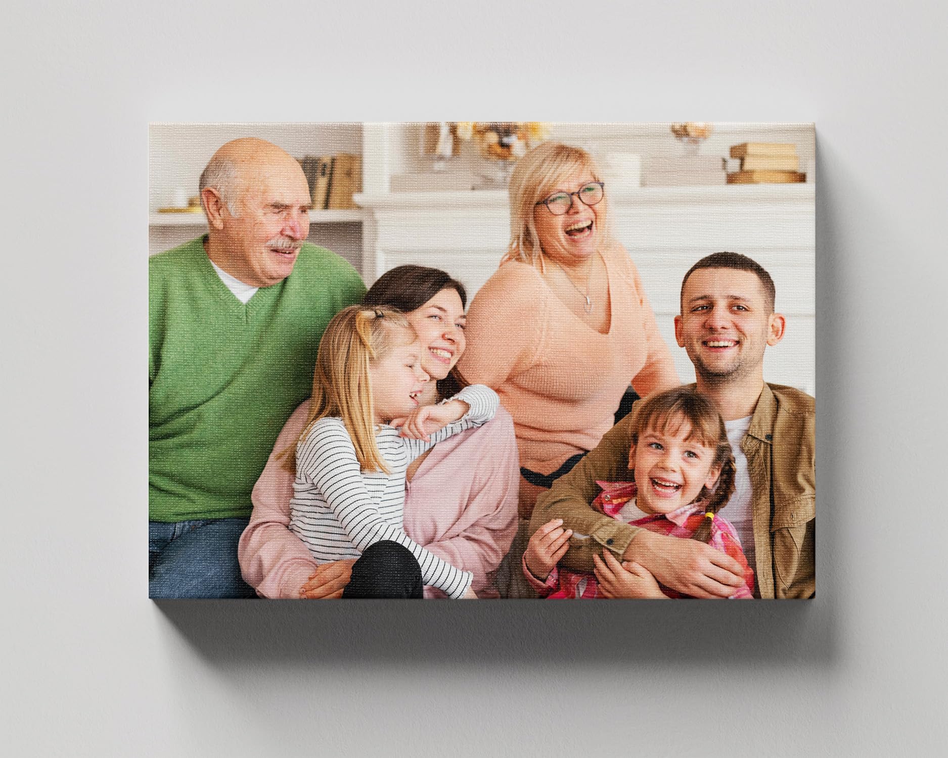 Cuadro Personalizado con tu Foto - 20 Tamaños Disponibles - 90x60 cm - Foto Lienzo sobre Bastidor de Madera
