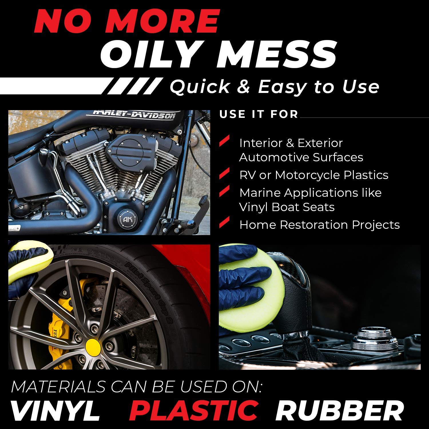 CAR GUYS Plastic Restorer The Ultimate Solution for Bringing Rubber
