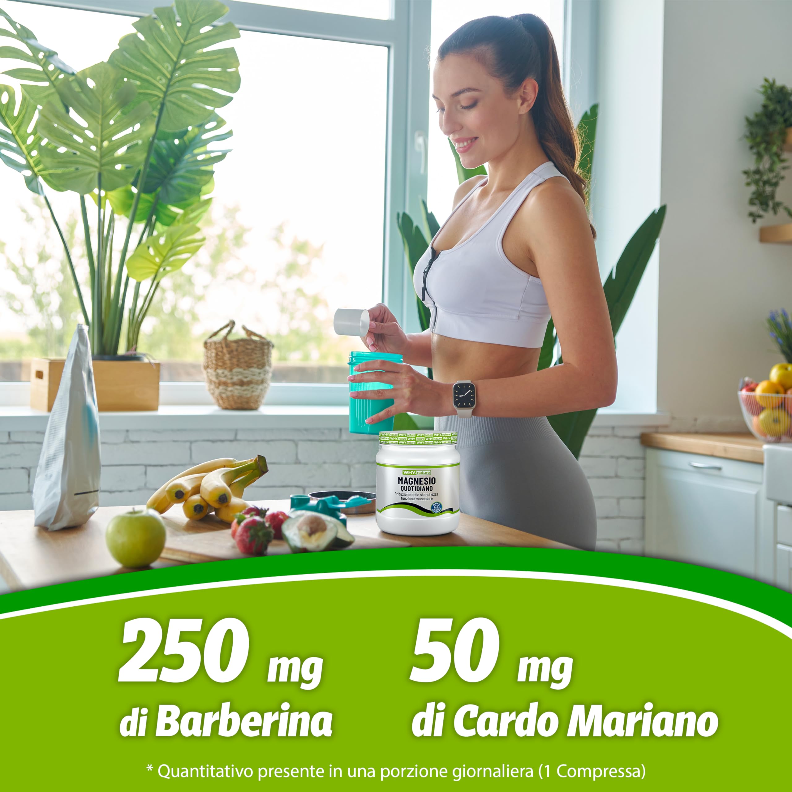 WHY NATURE BERBERINA - Integratori Alimentari Berberina e Cardo Mariano - Integratore per la Funzione Epatica e Cardiovascolare - Senza Glutine - 60 cpr