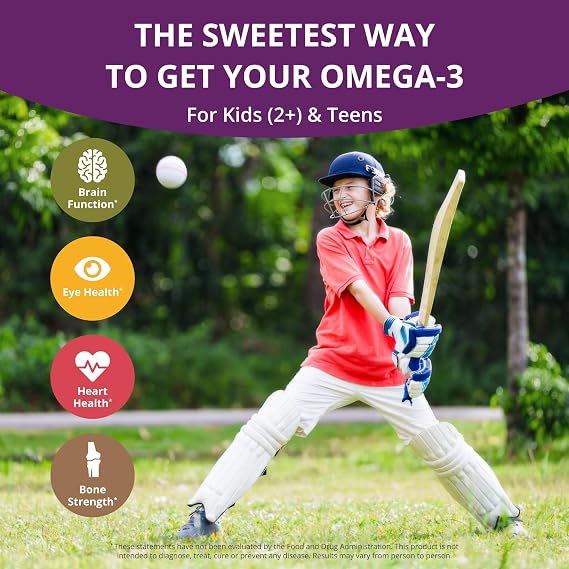 NuBest Bundle Bone Growth and Brain Growth Tall 10+ Bone Health Capsules and Omega-3 Gummies for Kids & Teens