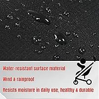 Vista 7 de Saco universal grueso impermeable para cochecito – 3 en 1, saco de dormir para cochecito y almohadilla de algodón con cubierta resistente al viento