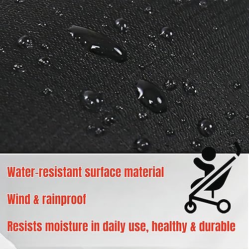 Miniatura 8 de Saco universal grueso impermeable para cochecito  3 en 1, saco de dormir para cochecito y almohadilla de algodón con cubierta resistente al viento