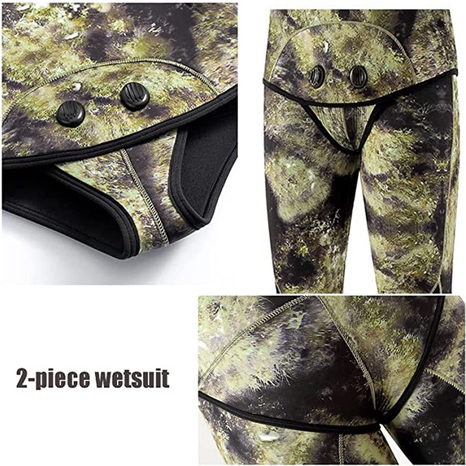 5mm Neoprenanzüge Herren Langarmjacke Neopren Neoprenanzug Neoprenanzug Shirts zum Tauchen, Surfen, Schnorcheln, Tauchen (Size : Aldult/2XL)
